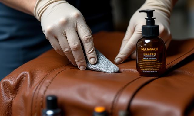 Leather cleaning service for luxury items